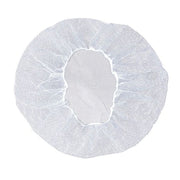 Hairnet, Polyester, White, 24 in Dia., Size Large, 1000 Per Case