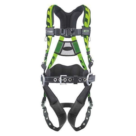 AirCore(TM) Full Body Harness, L/XL, 400 lb., Quick-Connect Chest/ Tongue Leg Straps