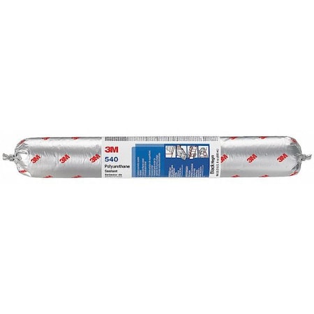 Polyurethane Sealant, 20 oz, Sausage Pack, Black, Polyurethane Base, 540