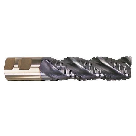 3-Flute PM+ HSS-E CrnRad CC Special Profile Roughing EndMil CTD PM-538R-TC TiCN 1x1x4x6-1/2x0.06CR