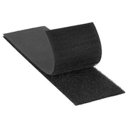 Reclosable Fastener, No Adhesive, 150 ft, 1 in Wd, Black, 12 PK
