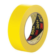 Painter's Tape, 48 mm W x 55 m L, 6.3 mil Thick, Yellow, Rubber Adhesive, 24 PK