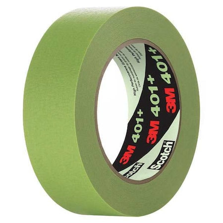 Painter's Tape, 36 mm W x 55 m L, 6.7 mil Thick, Green, Rubber Adhesive, 16 PK