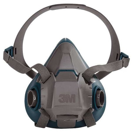 Half Mask Respirator, Rugged Comfort 6500, Not Rated, Bayonet, Size, S 0 Cartridges Included