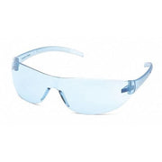 ALAIR(R), Safety Glasses, Anti-Scratch, Blue Lens, Blue Frame, Frameless