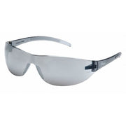 ALAIR(R), Safety Glasses, Anti-Scratch, Gray Mirror Lens, Black Frame, Frameless