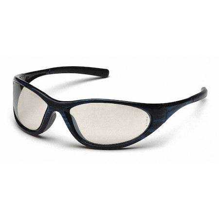 ZONE II(R), Safety Glasses, Anti-Scratch, Gray Lens, Black Frame, Full-Frame