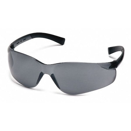 Ztek(R), Safety Glasses, Anti-Fog, Gray Lens, Gray Frame, Frameless