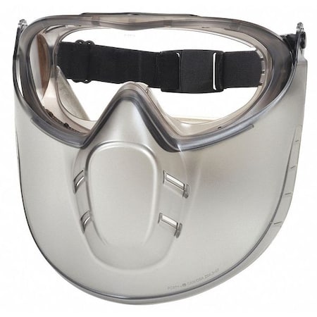Goggles and Faceshield, Anti-Fog/ Anti-Static/ Anti-Scratch, ANSI Dust/Splash Rating D3, Gray
