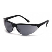 RENDEZVOUS(R), Safety Glasses, Anti-Scratch, Gray Lens, Black Frame, Half-Frame