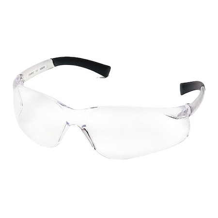 Ztek(R), Safety Glasses, Anti-Scratch, Clear Lens, Clear Frame, Frameless