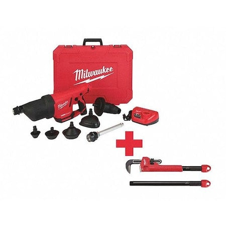 35 ft Cordless Drain Cleaning Machine, 12V