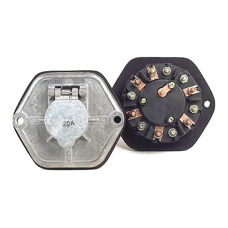 Socket,No Circuit/Breakers,7-Pole