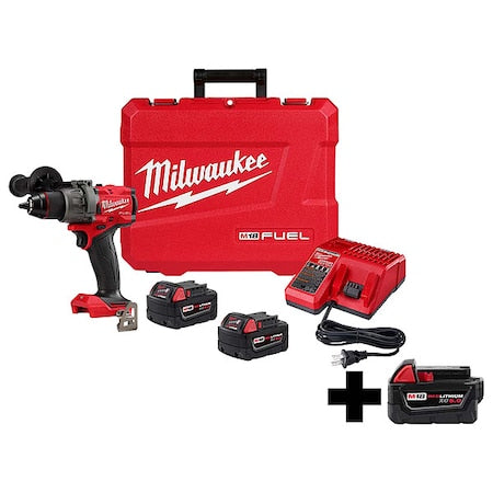 M18 FUEL 1/2" Hammer Drill/Driver Kit + M18 XC5.0 Battery Pack
