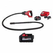 M18 FUEL 8' Concrete Pencil Vibrator Kit + M18 HIGH OUTPUT XC6.0 Battery Pack