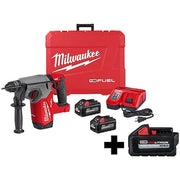 M18 FUEL 1" SDS Plus Rotary Hammer Kit + M18 HIGH OUTPUT XC6.0 Battery Pack