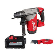 FASTBACK 6-IN-1 Utility Knife + M18 FUEL 1-1/8" SDS Plus Rotary Hammer ONE-KEY + M18 XC6.0 Battery