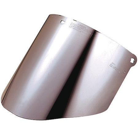 Face Shield Window, Silver Visor, 9" Height