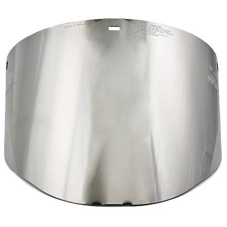 Face Shield Visor, Green Visor, 9 in Height