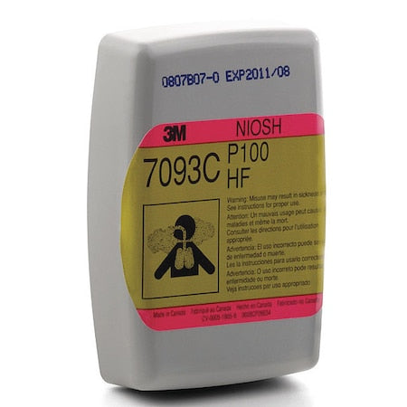 Hydrogen Fluoride Cartridge/Filter, Magenta/Olive, Bayonet
