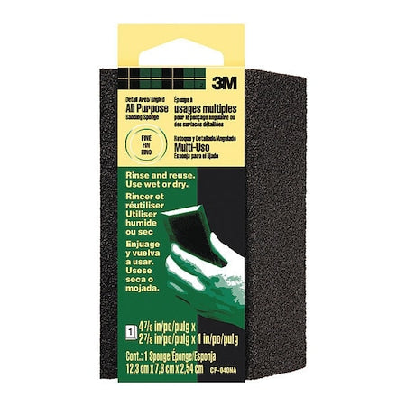 Sanding Sponge CP040-12-Cc,2 7/8, PK12