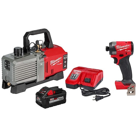 Vacuum Pump Kit and Hex Impact Driver