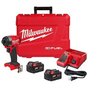 M18 FUEL 1/4" Hex Impact Driver Kit + SHOCKWAVE Impact Duty Driver Bit PACKOUT Set, 100PC