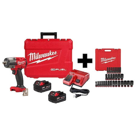 M18 1/2" MTIW w Pin + 29PC Socket Set