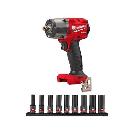 M18 FUEL 1/2" MTIW + 9PC MET Socket Set