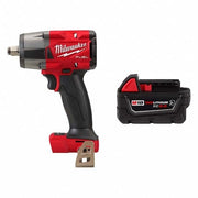 M18 FUEL 1/2" Mid-Torque Impact Wrench w/ Friction Ring + M18 XC5.0 Resistant Battery
