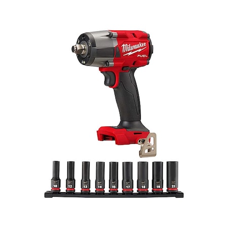M18 FUEL 1/2" MTIW + 9PC MET Socket Set