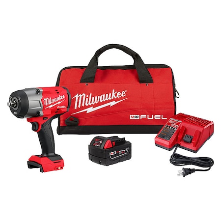 M18 FUEL 1/2" High Torque Impact Wrench w/ Friction Ring Kit, Contractor Bag Kit