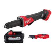 FASTBACK 6-IN-1 Utility Knife + M18 FUEL Braking Die Grinder, ONE-KEY + M18 XC6.0 Battery