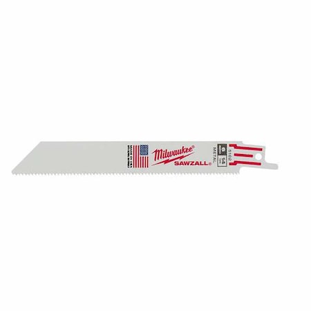 6" 14 TPI SAWZALL Blades (50 Pk)