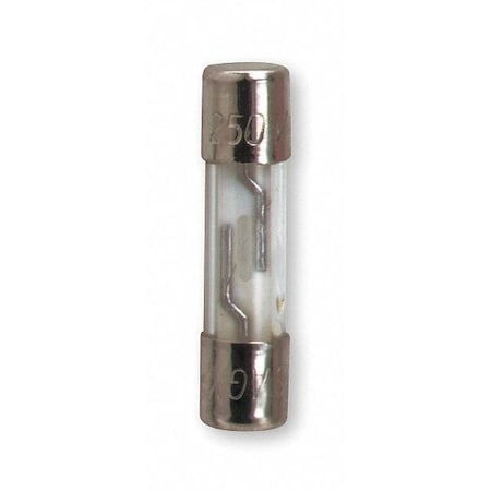 Glass Fuse, 1/10A, 10kA at 125V AC, 35A at 250V AC, 5 PK
