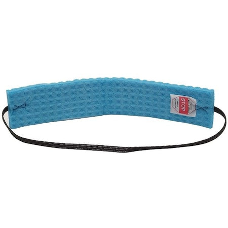 Sweatband, Blue, Cooling Head Band, Cellulose, Evaporative-Cooling, Universal Size, 100 Per Pack