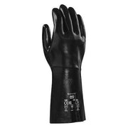 AlphaTec(R) 09-924 Chemical Resistant Gloves, Neoprene, 14 in L, 80 mil, Black, 10, 1 PR