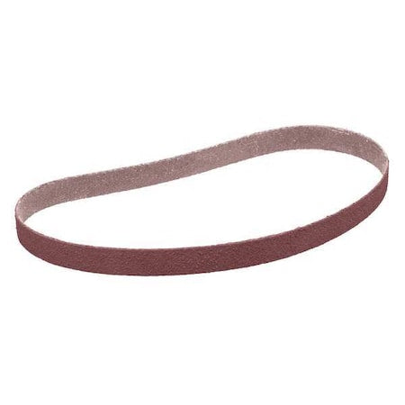 Sanding Belt, 1 1/2 in W, 60 in L, Coated, Aluminum Oxide, 50 Grit, Not Applicable, 341D, Brown