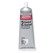 Slow Dry Flexible Cure Gasket Sealant, 7 oz, Black, Temp Range -65 to 400 Degrees F