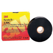 Rubber Electrical Tape, 130C, Scotch, 1 in W x 30 ft L, 30 mil thick, Black, 1 Pack