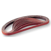 Sanding Belt, 2 in W, 48 in L, Coated, Aluminum Oxide, P120 Grit, Not Applicable, 341D, Brown