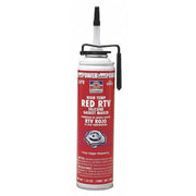 High Temp. RTV Gasket Maker, 7.5 oz, Red, Temp Range -65 to 650 Degrees F
