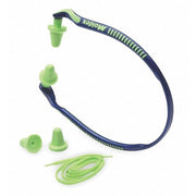 Jazzband Reusable Foam Ear Plugs, Bell Shape, 25 dB, Green