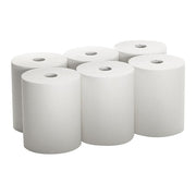 enMotion Hardwound Paper Towels, 1 Ply, Continuous Roll Sheets, 800 ft, White, 6 PK