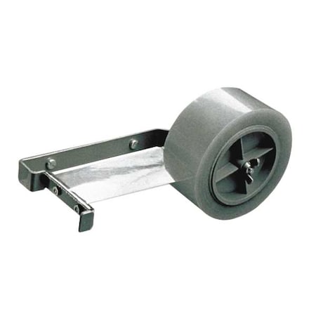 Tape Dispenser, 48 mm 2 in Max. Tape Width. 11 in Tape Core Dia, Clam Shell, Metal, Gray