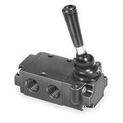 Manual Air Control Valve,3-Way,1/4In NPT