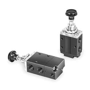 Manual Air Control Valve,3-Way,1/4In NPT