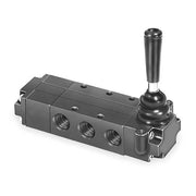 Manual Air Control Valve,4-Way,1/4In NPT