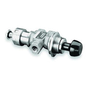 Manual Air Control Valve,4-Way,1/2In NPT