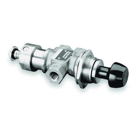 Manual Air Control Valve,4-Way,1/2In NPT